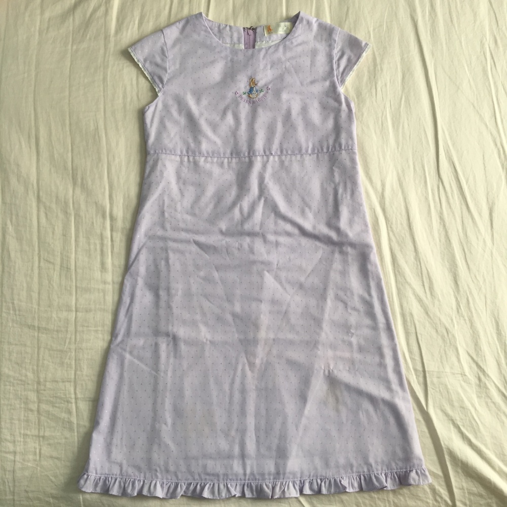 Peter Rabbit Lilac Ruffle Dress - Picture 2 of 8